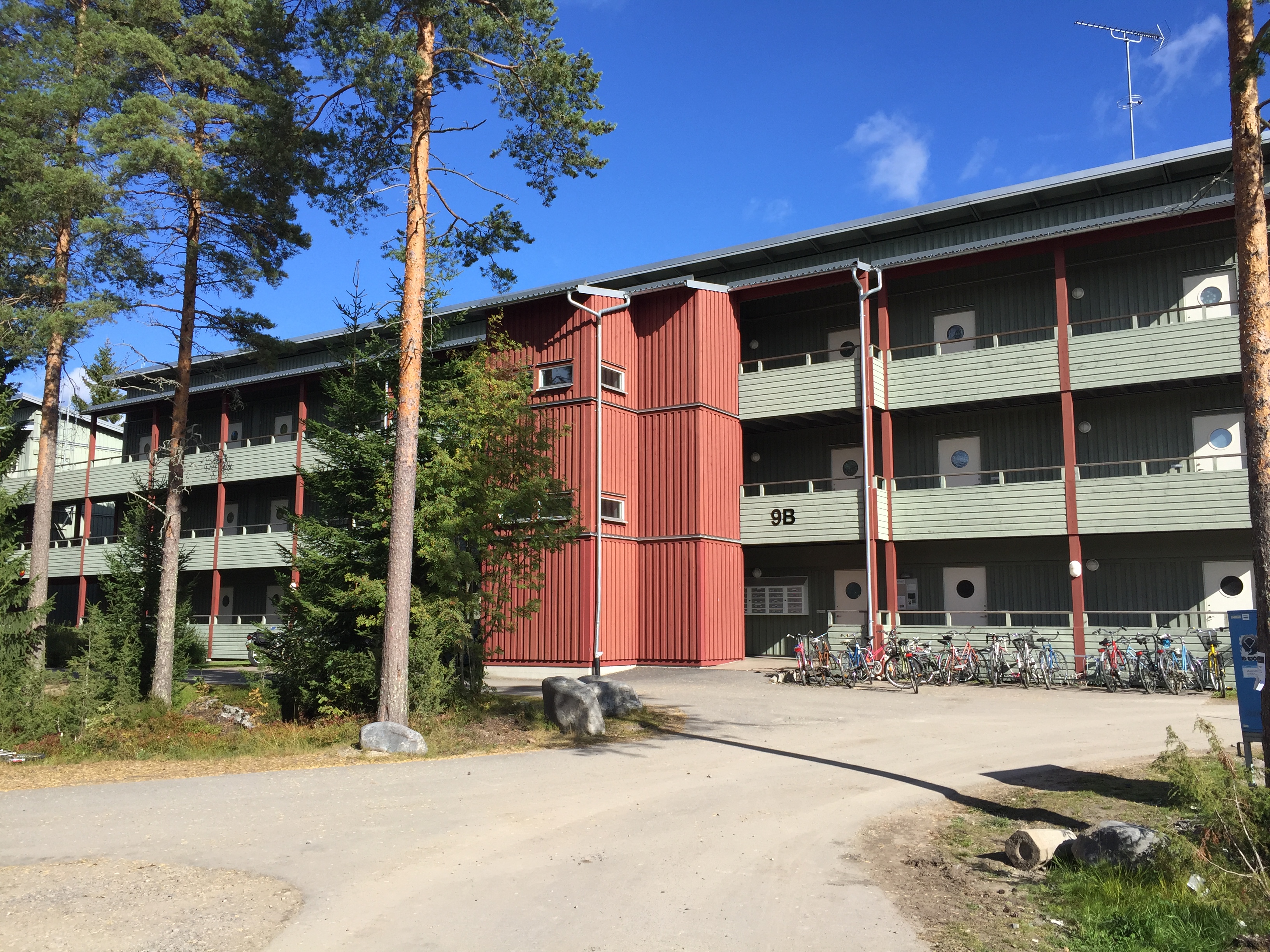 Umeå en rödlistad stad när det gäller studentbostäder.