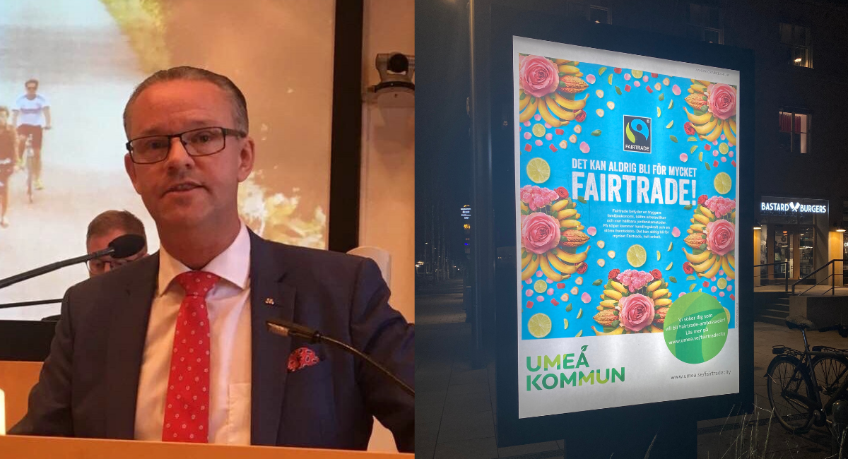 Moderaterna i Umeå vill avsluta samarbetet med Fairtrade